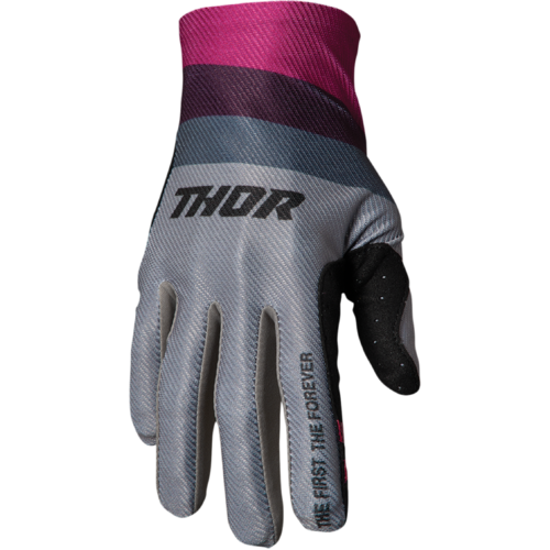 Thor Assist React MTB Gloves Gray/Purple