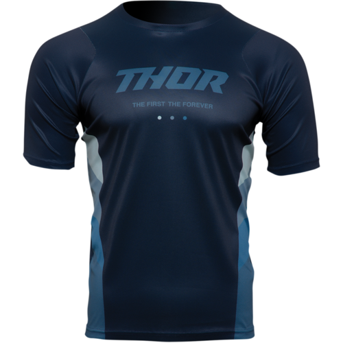 Thor Assist React Short Sleeve Jersey Midnight/Teal