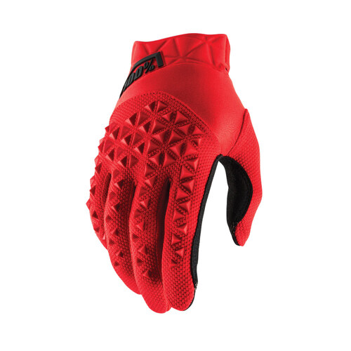 100% Airmatic Youth Gloves Red/Black