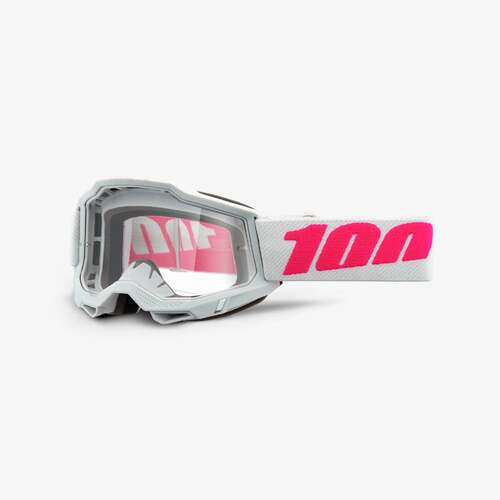 100% Accuri2 Goggle Keetz with Clear Lens