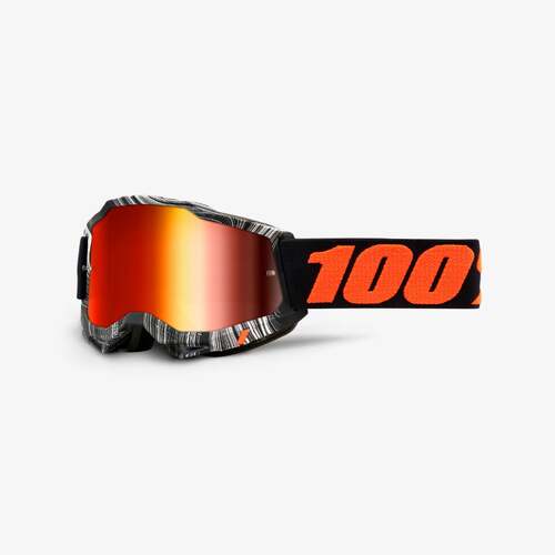 100% Accuri2 Goggle Geospace with Mirror Red Lens
