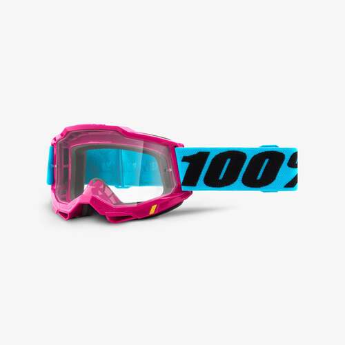 100% Accuri2 Goggle Lefleur with Clear Lens