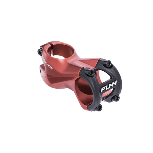 FUNN Stryge Stem (31.8mm Bar Clamp/60mm Length/7° Rise/Steer 1-1/8 Inch) Red