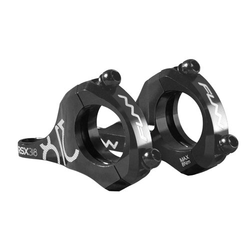 FUNN RSX Stem (31.8mm Bar Clamp/Adjustable 45mm-50mm/30mm Rise) Black