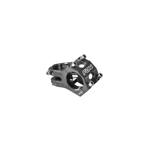 FUNN Funnduro Stem (31.8mm Bar Clamp/35mm Length/0° Rise/Steer 1-1/8 Inch) Black