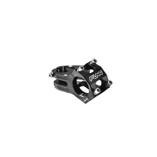 FUNN Funnduro Stem (31.8mm Bar Clamp/45mm Length/0° Rise/Steer 1-1/8 Inch) Black