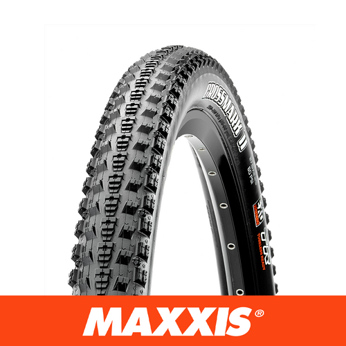 Maxxis Crossmark II 26" x 2.10" Tire (Foldable Bead/Tubeless Ready/EXO Casing/120 TPI/Dual Compound) Black