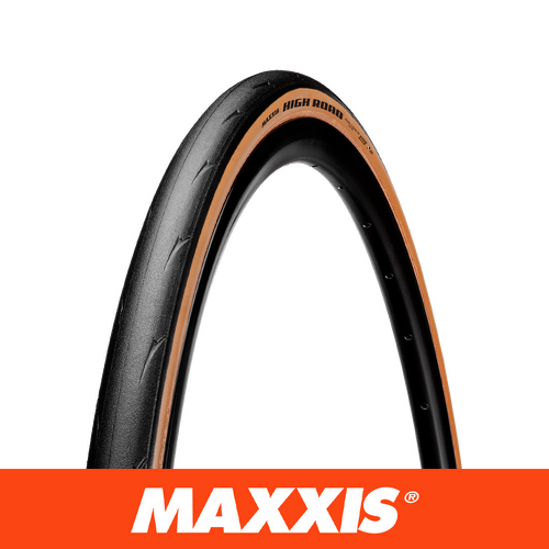 Maxxis High Road 700 x 25 Tire (Foldable Bead/170 TPI/HYPR Compound/K2 Puncture Casing) Tanwall