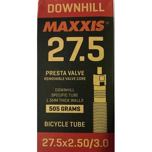 Maxxis Downhill Tube 27.5" X 2.50"/3.00" 40mm Presta Valve w/Removable Valve Core