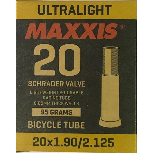 Maxxis Ultralight Tube 20" x 1.90"/2.125" 60mm Schrader Valve