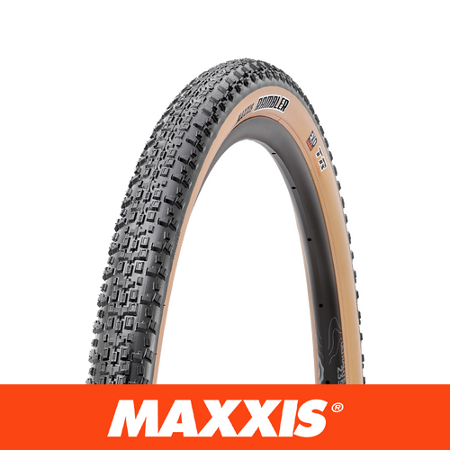 Maxxis Rambler (650B X 47) 27.5" x 1.85" Tire (Foldable Bead/Tubeless Ready/EXO Casing) Tanwall