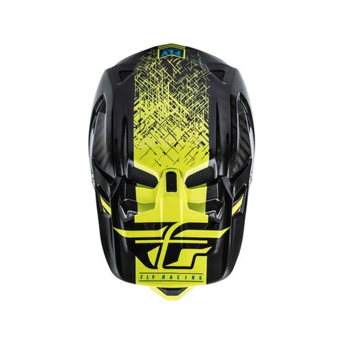 FLY Racing Replacement Peak for Werx Helmet Imprint Black/Hi-Vis