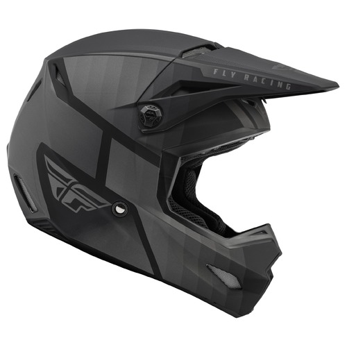 FLY Racing Kinetic Helmet Drift Matte Black/Charcoal