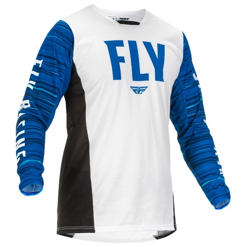 FLY Racing 2022 Kinetic Jersey Wave White/Blue