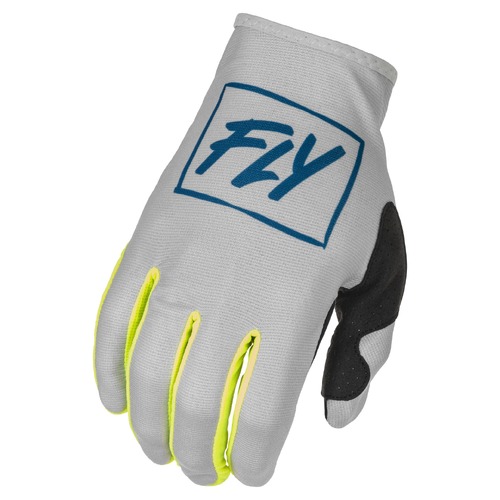 FLY Racing 2022 Lite Gloves Grey/Teal/Hi-Vis