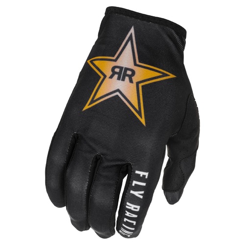 FLY Racing 2022 Lite Gloves Rockstar Black/Gold