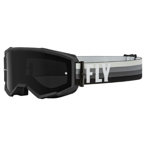 FLY Racing Zone Youth Goggles Black/Grey w/Dark Smoke Lens