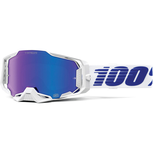 100% Armega Goggles Izi with Mirror Blue Lens