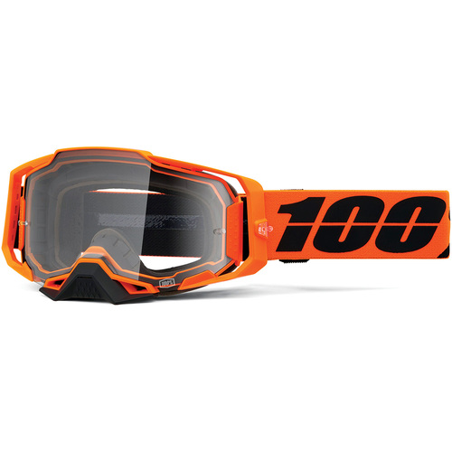 100% Armega Goggles CW2 with Clear Lens