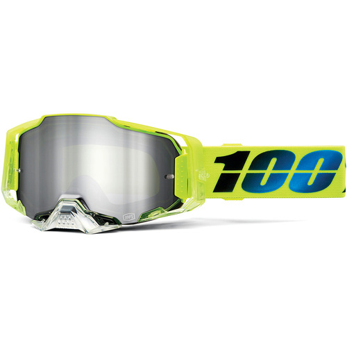 100% Armega Goggles Koropi with Mirror Silver Flash Lens