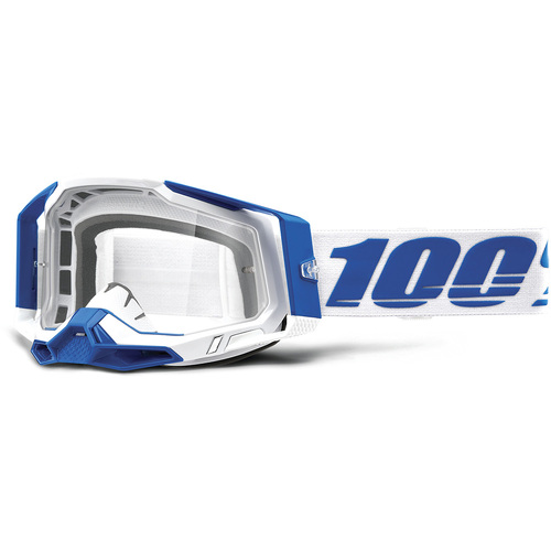 100% Racecraft2 Goggles Isola with Clear Lens