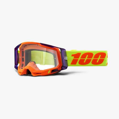 100% Racecraft2 Goggle Panam with Clear Lens