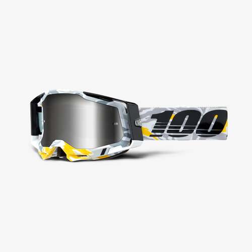 100% Racecraft2 Goggle Korb with Mirror Silver Lens