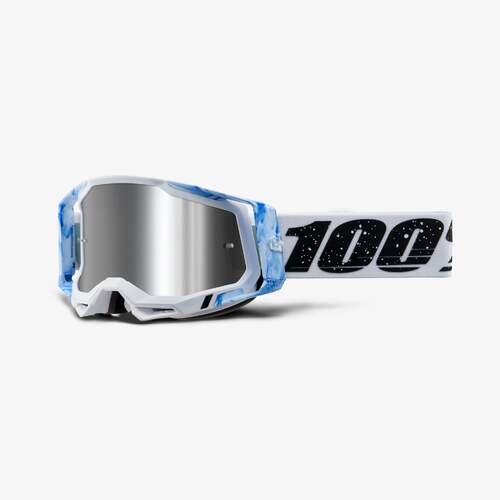 100% Racecraft2 Goggle Mixos with Mirror Silver Flash Lens