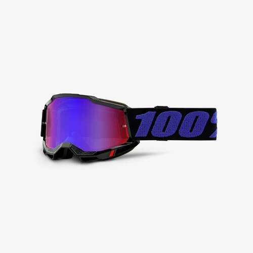 100% Accuri2 Goggles Moore with Mirror Red/Blue Lens