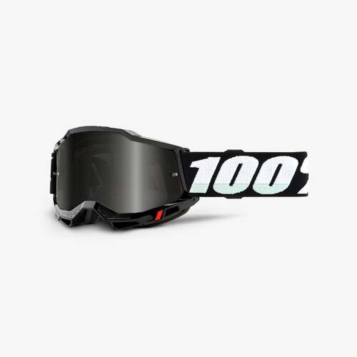 100% Accuri2 Sand Goggles Black with Smoke Lens