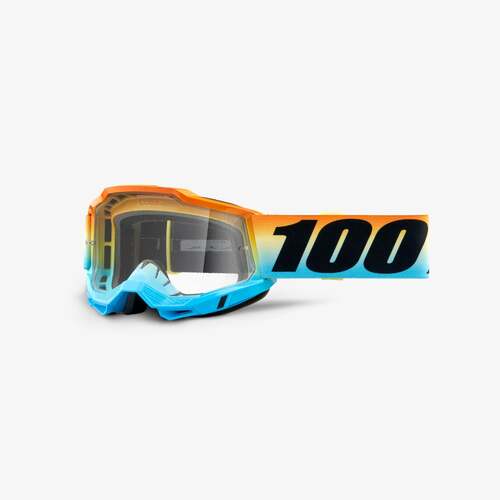 100% Accuri2 Youth Goggles Sunset with Clear Lens