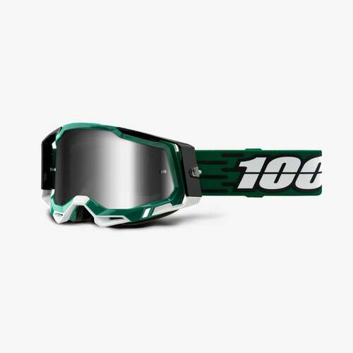 100% Racecraft2 Goggle Milori with Silver Mirror Lens