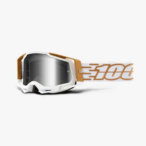 100% Racecraft2 Goggle Mayfield with Silver Mirror Lens