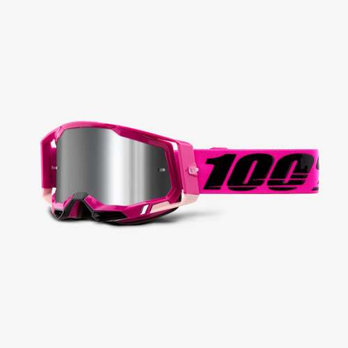 100% Racecraft2 Goggle Maho with Silver Mirror Lens