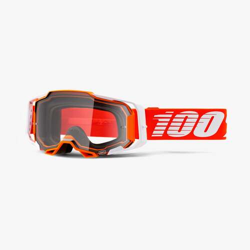 100% Armega Goggle Regal with Clear Lens