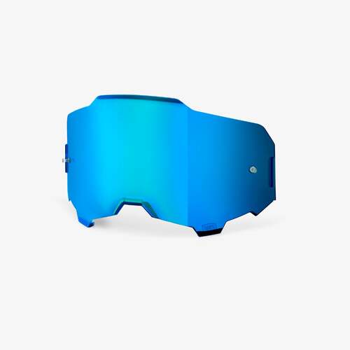 100% Blue Mirror Lens for Armega Goggles