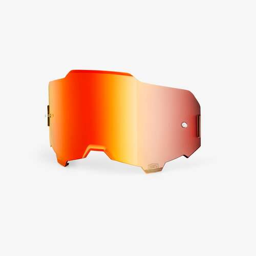 100% Red Mirror Lens for Armega Goggles