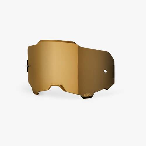 100% True Gold Mirror Lens for Armega Goggles