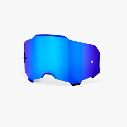 100% HiPER Blue Mirror Lens for Armega Goggles