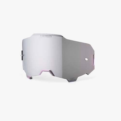 100% HiPER Silver Mirror Lens for Armega Goggles