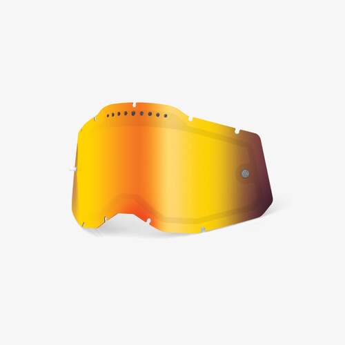 100% Vented Dual Mirror Red Lens for Racecraft2, Accuri2 & Strata2 Goggles